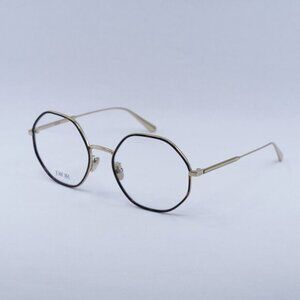 🕶️ New Dior GEMDIORO R2U A000 Eyeglasses - Shiny Endura Gold/Havana Frame 55mm